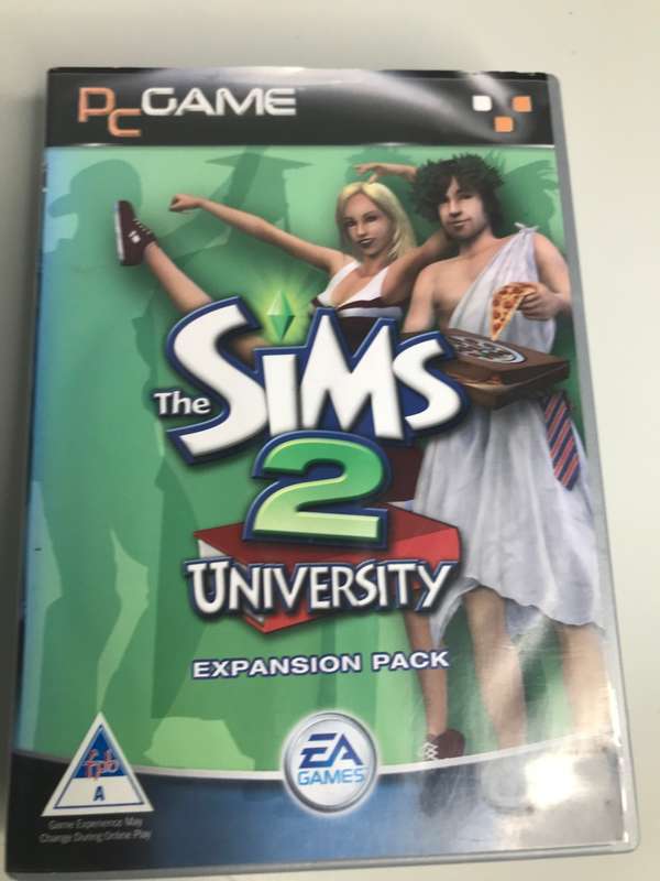 PC DVD The Sims 2 Pack Bundle, Expansion packs Pets 2 disks and University 2 disks