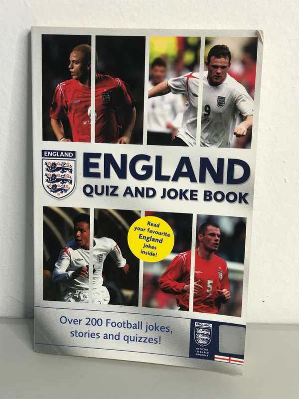 England Quiz and Jokes book over 200 football jokes