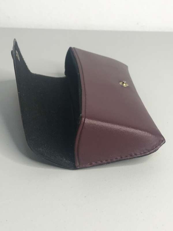 Ray Ban B & L Leather Glass case Red 1950s