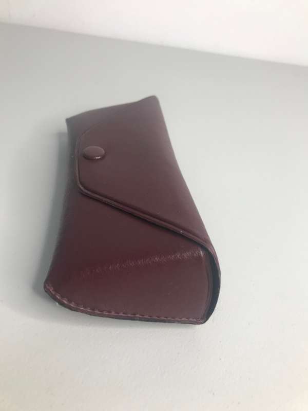 Ray Ban B & L Leather Glass case Red 1950s