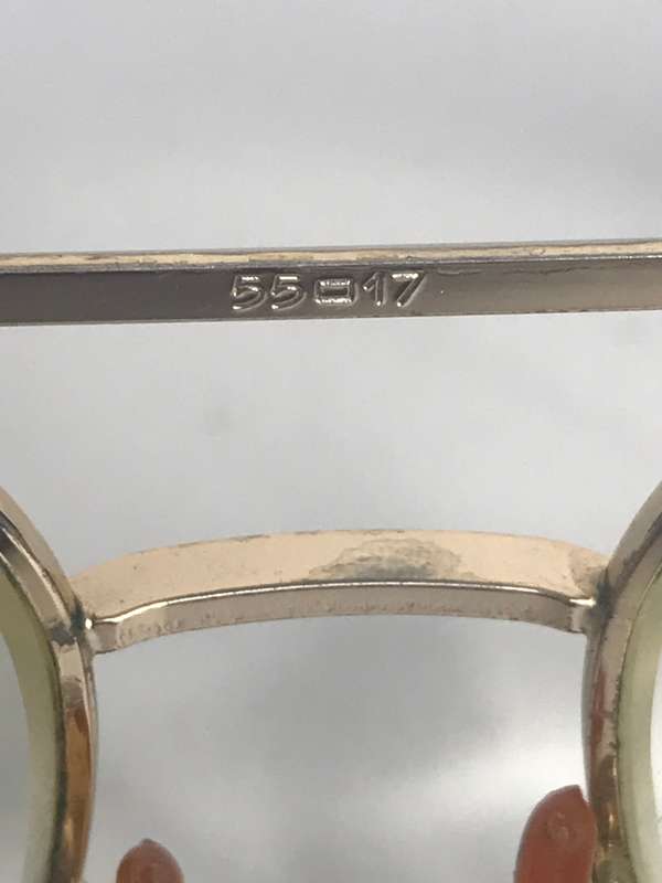 Frame Ferre Safilo Gold 55017 marked made in France