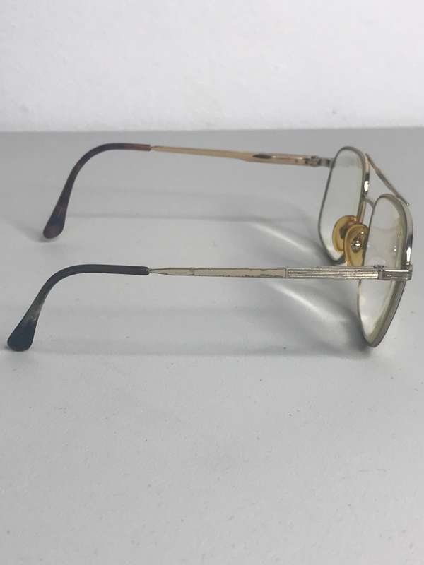 Frame Ferre Safilo Gold 55017 marked made in France