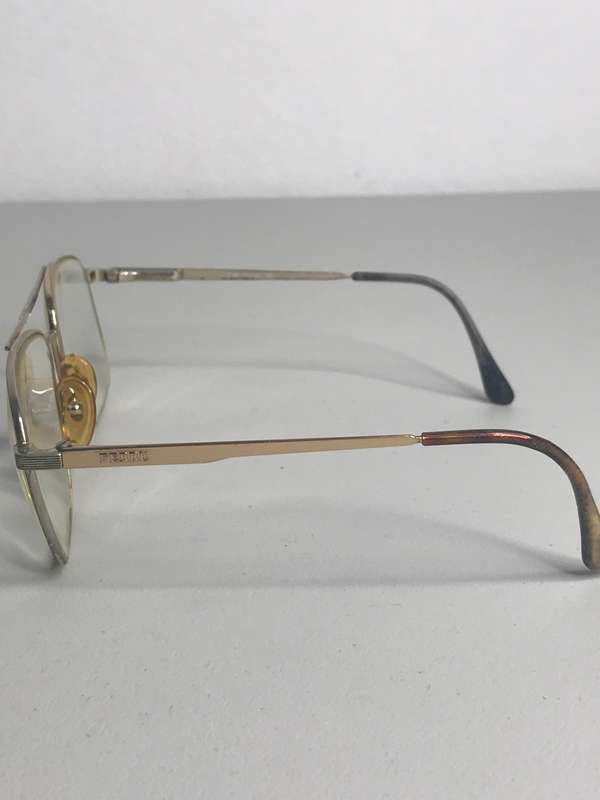 Frame Ferre Safilo Gold 55017 marked made in France