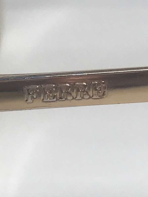 Frame Ferre Safilo Gold 55017 marked made in France