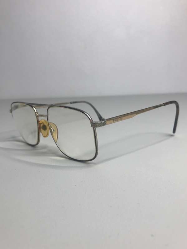 Frame Ferre Safilo Gold 55017 marked made in France