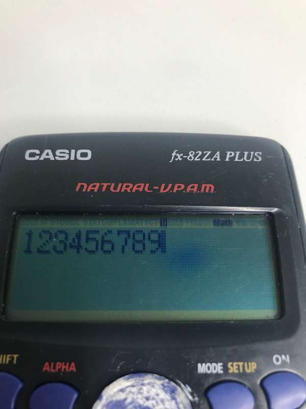 Casio fx 82ZA PLUS Scientific calculator pre owned