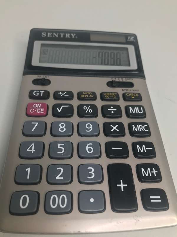 Sentry Scientific Calculator 12 Digits 17cm x 10cm