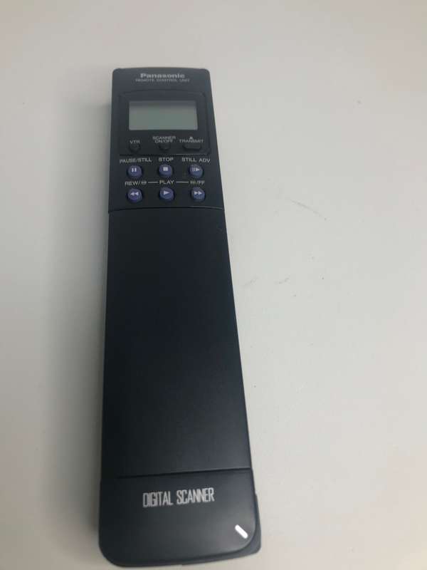 Remote Panasonic VCR VEQ1262 Digital Scanner with cover