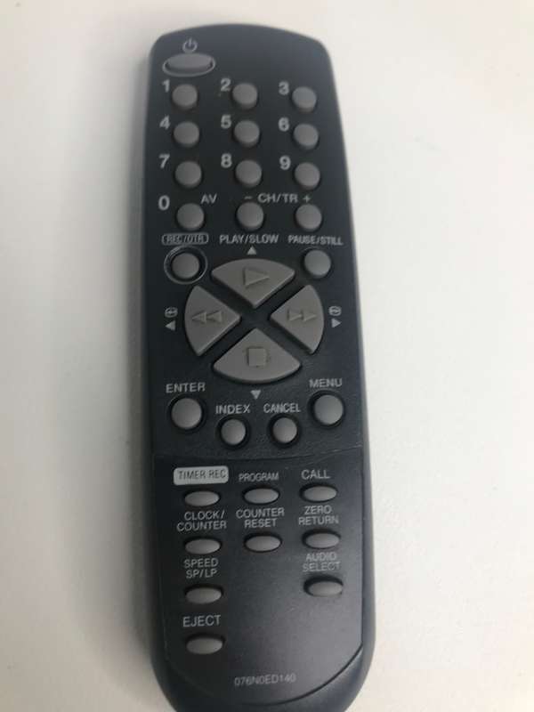 Sansui VCR Remote Control 076N0ED140