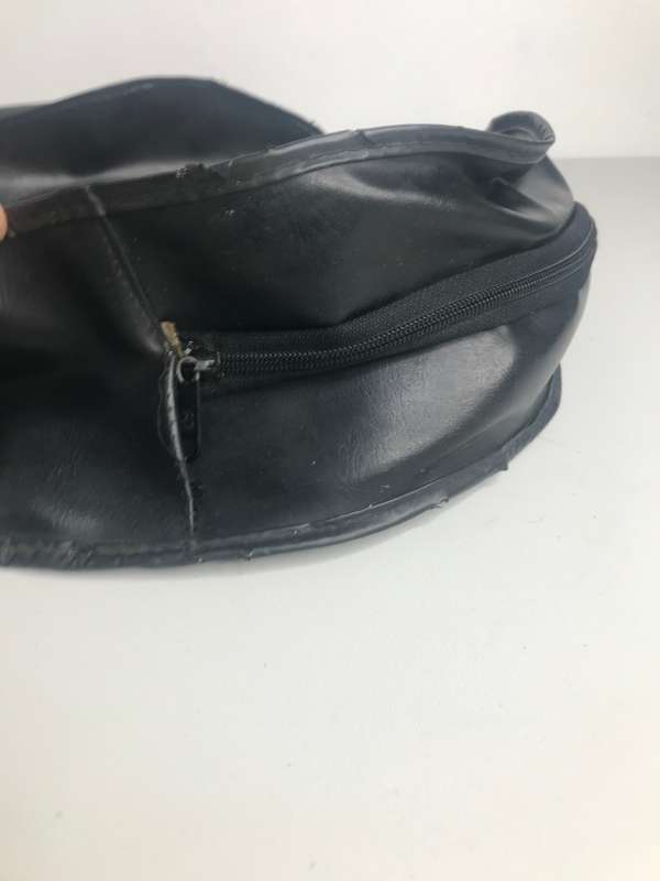 Guitar Case/bag  Soft Black Leather pre owned no handle L 98cm x W 34cm x 27cm x NECK W 10.5 cm