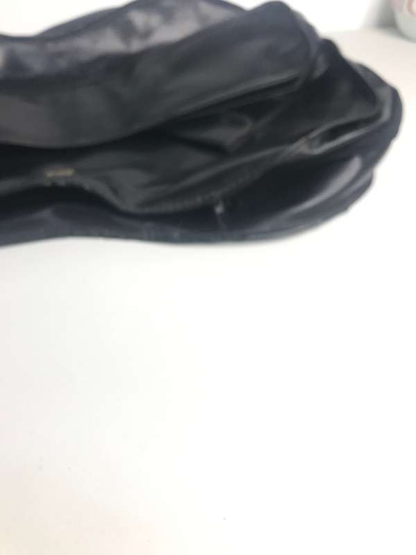 Guitar Case/bag  Soft Black Leather pre owned no handle L 98cm x W 34cm x 27cm x NECK W 10.5 cm