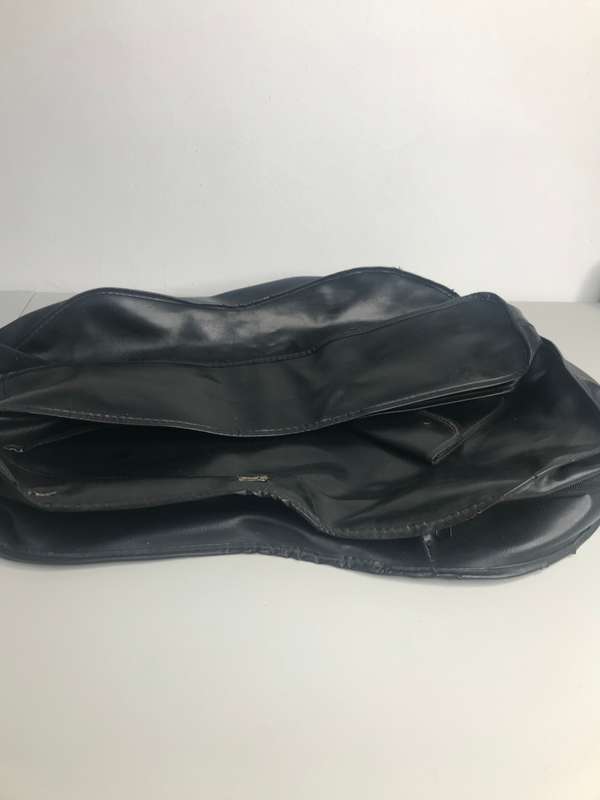 Guitar Case/bag  Soft Black Leather pre owned no handle L 98cm x W 34cm x 27cm x NECK W 10.5 cm