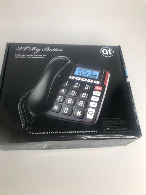 Telephone switchboard LT Big Button multifunction speaker phone AA Batteries x 3 pre owned