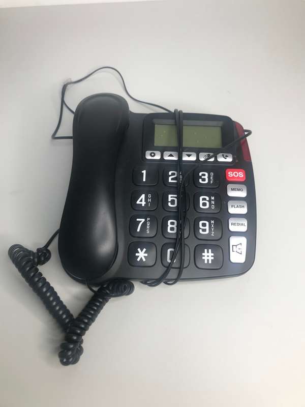 Telephone switchboard LT Big Button multifunction speaker phone AA Batteries x 3 pre owned