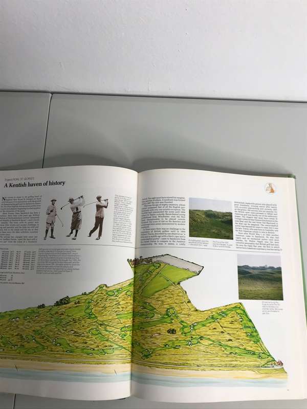The World Atlas of Golf hard cover book (great courses and how they are played)
