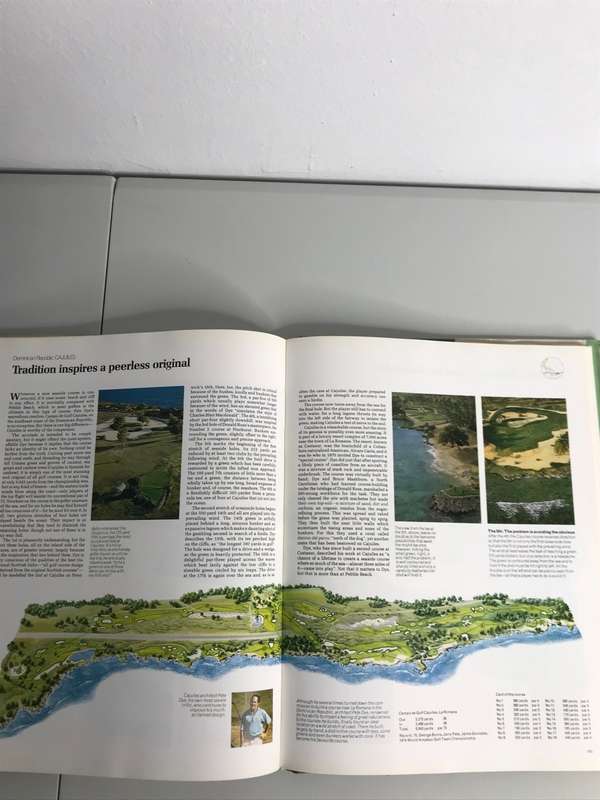 The World Atlas of Golf hard cover book (great courses and how they are played)