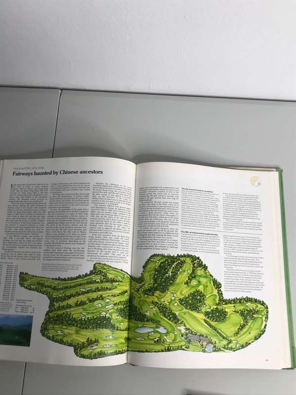 The World Atlas of Golf hard cover book (great courses and how they are played)