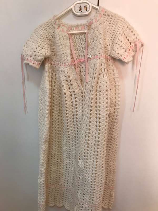 CRocheted Christening dress
