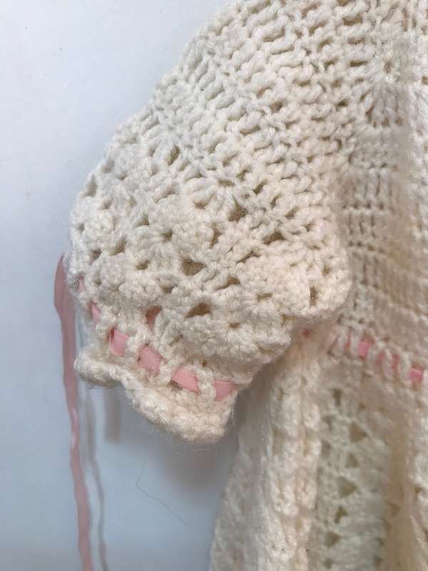 CRocheted Christening dress