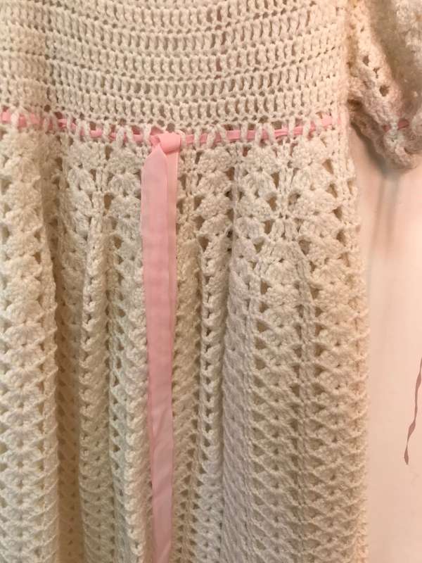 CRocheted Christening dress