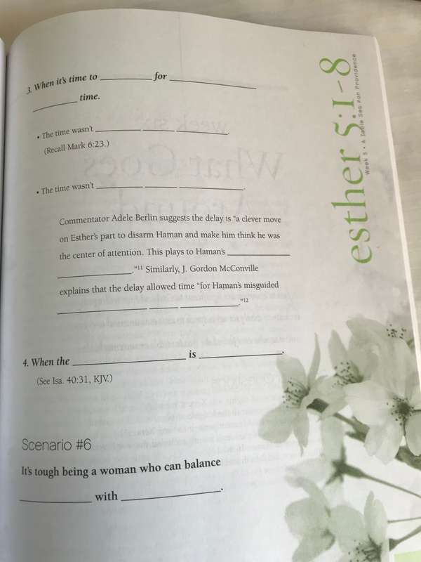 Beth Moore Esther workbook