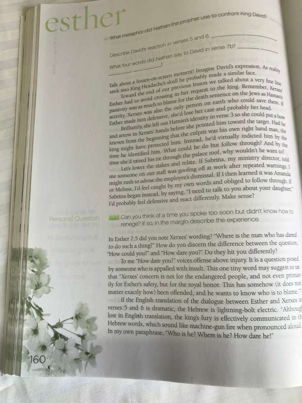 Beth Moore Esther workbook