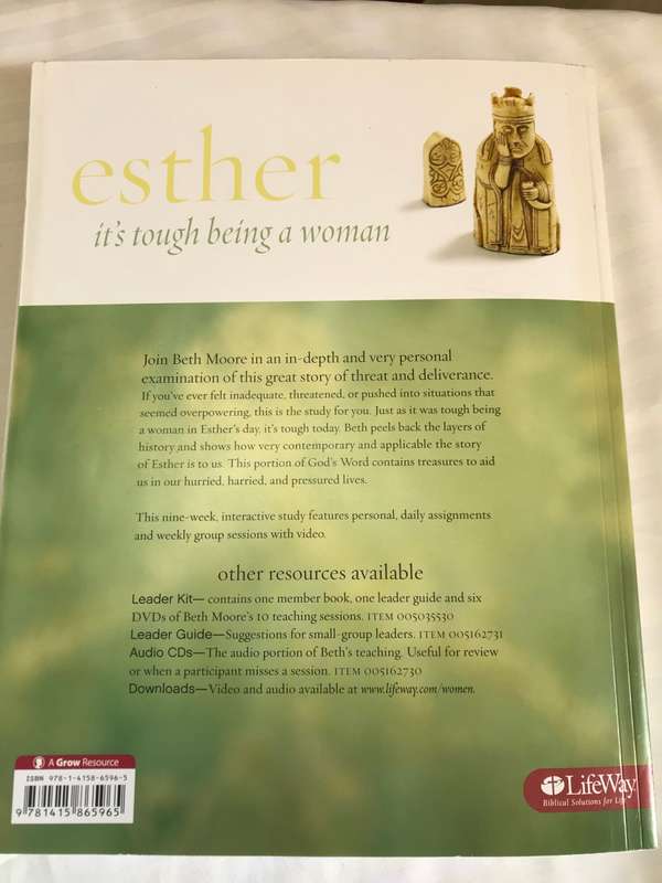 Beth Moore Esther workbook