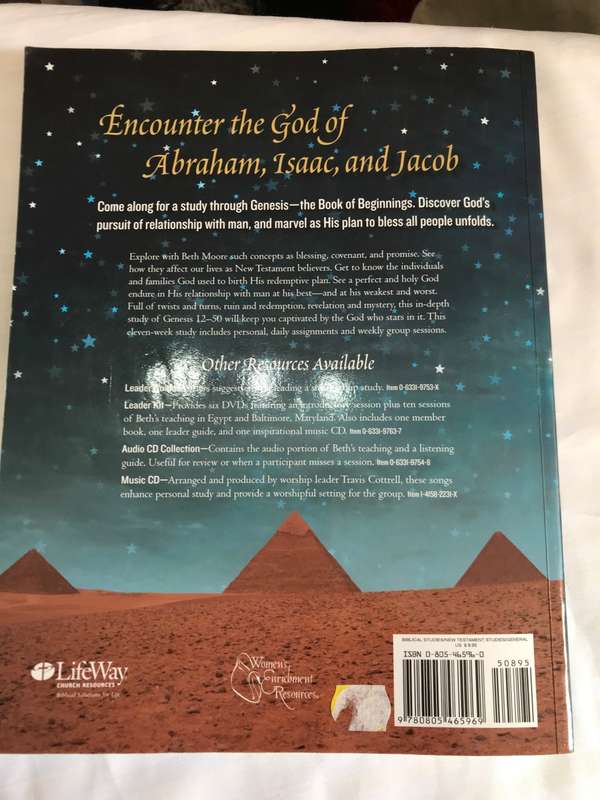 Beth Moore The Patriarchs workbook