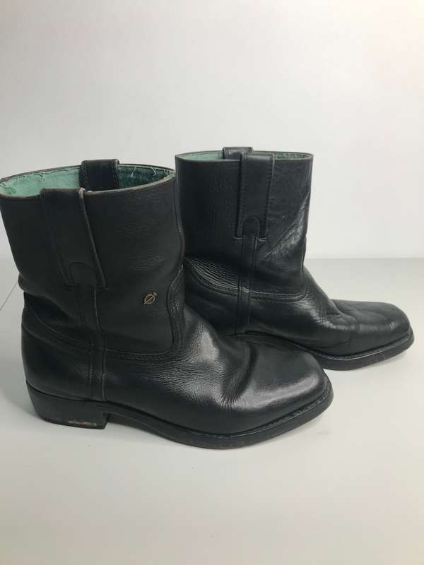 Men's Brown Genuine Leather Cowboy/Western Boots Size 9