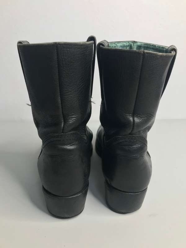 Men's Brown Genuine Leather Cowboy/Western Boots Size 9