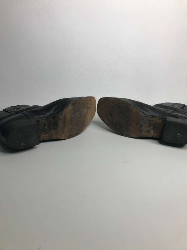 Men's Brown Genuine Leather Cowboy/Western Boots Size 9