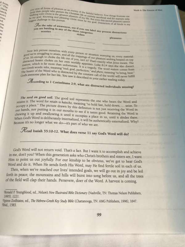 Beth Moore Jesus The One and Only workbook