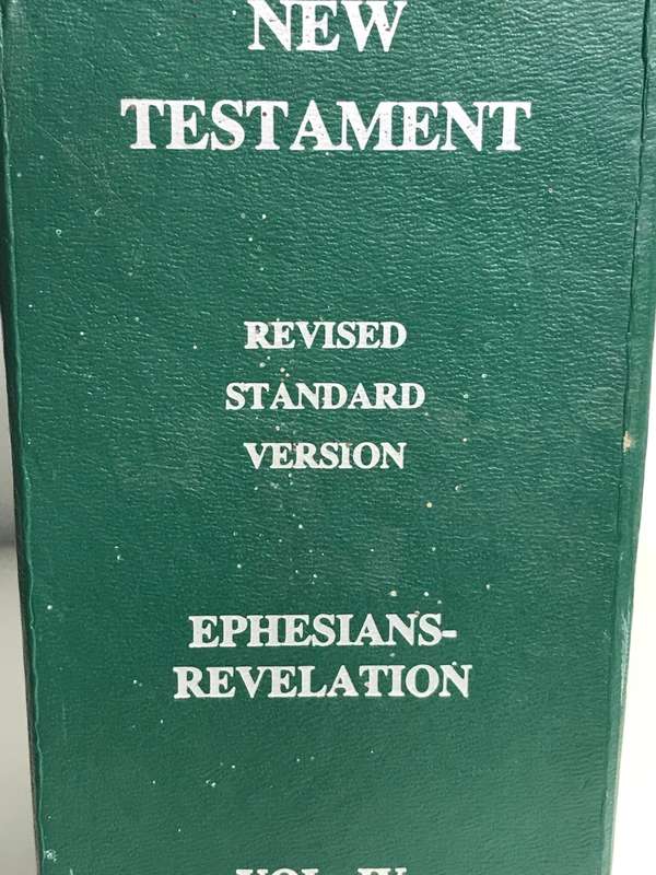 Braille New Testament Revised Standard Version Ephesians-Revelations VOL IV 1952 American Bible Soci