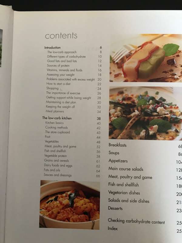 The Low Carbohydrate cookbook Elaine Gardner