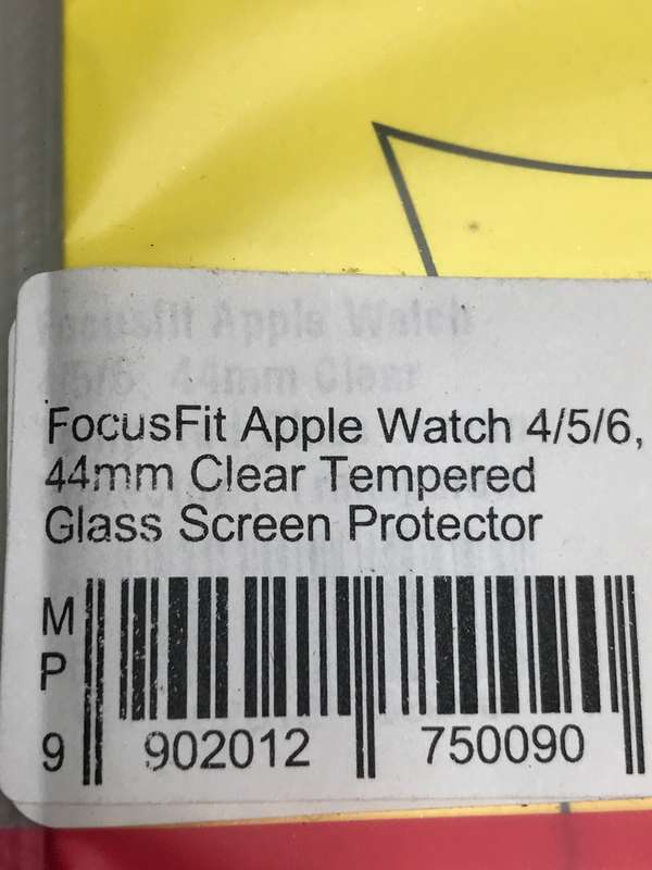 Apple Watch 4/5/6 44mm Clear Tempered Glass Screen Protector  new