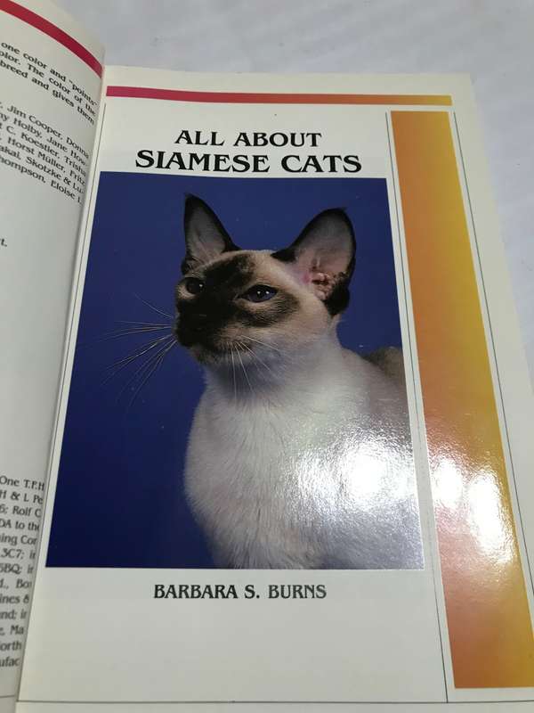 All about Siamese cats Barbara S Burns