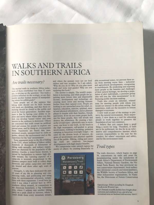 The Walks & Trails in Southern Africa more than 400 trails