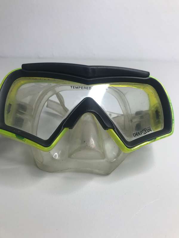 Scuba Face Mask Snorkling Dive Gear DeepBlue Tempered Glass Green