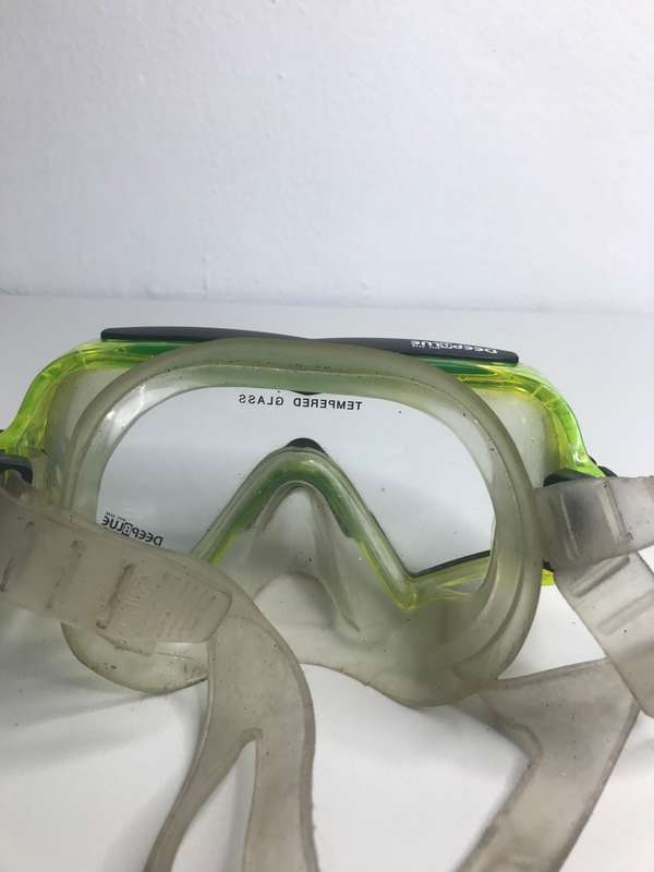 Scuba Face Mask Snorkling Dive Gear DeepBlue Tempered Glass Green
