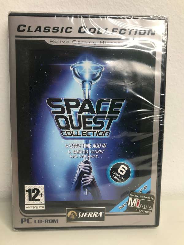 PC CD ROM Space Quest Collection Relive Gaming History  NEW SEALED