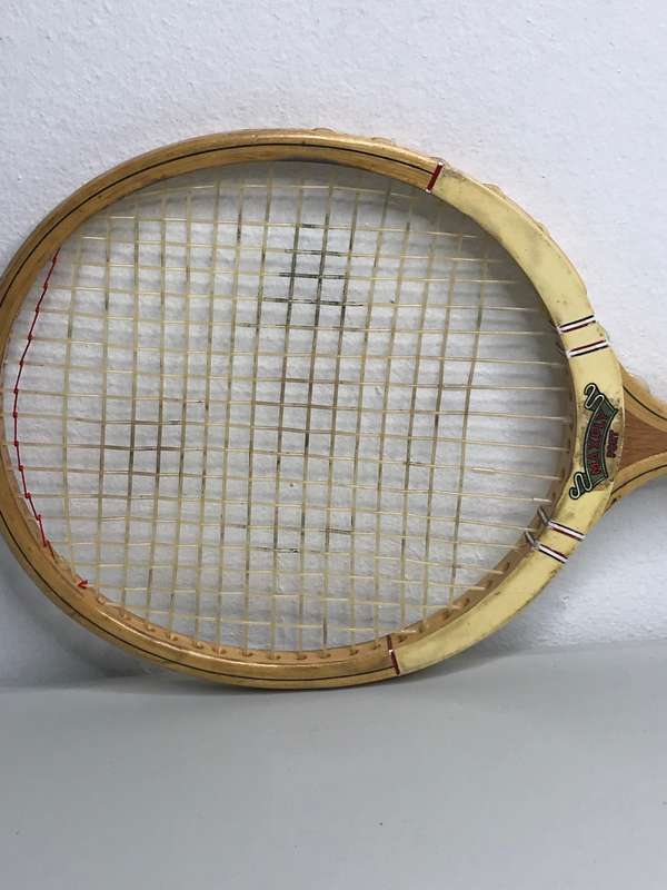 Squash Racket Dunlop Maxply Fort Vintage Reinforced with Cane Collectable