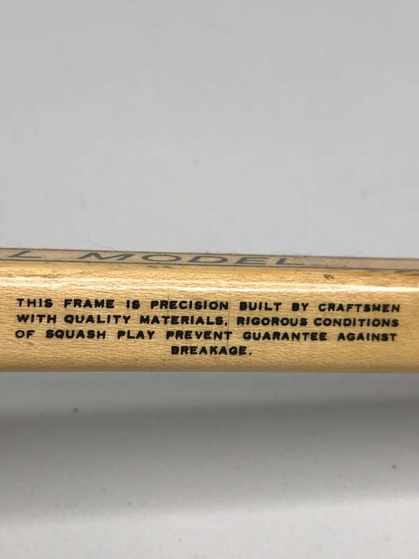 Squash Racket Dunlop Maxply Fort Vintage Reinforced with Cane Collectable