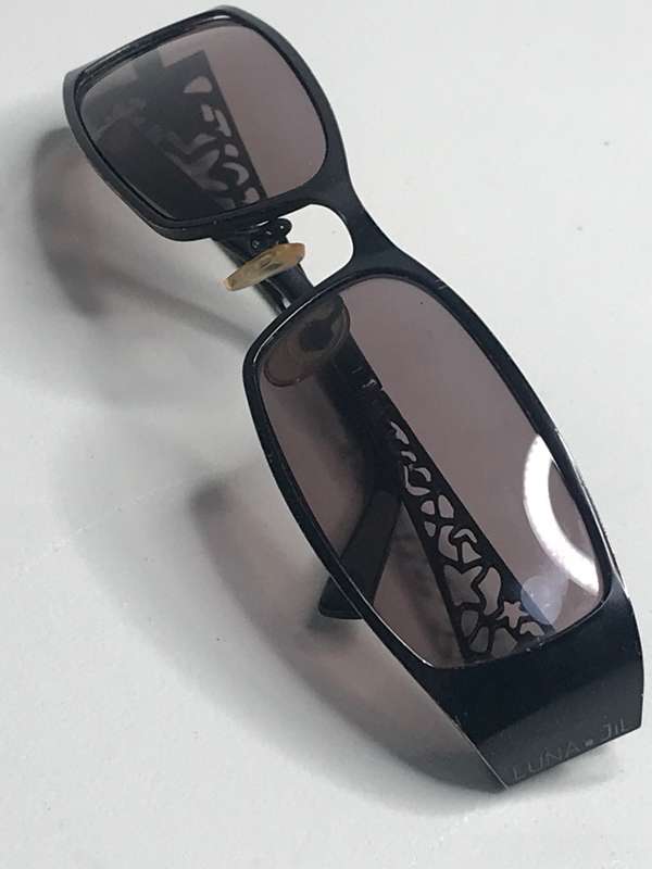 Sunglasses Black metal frame designer LUNA.JIL