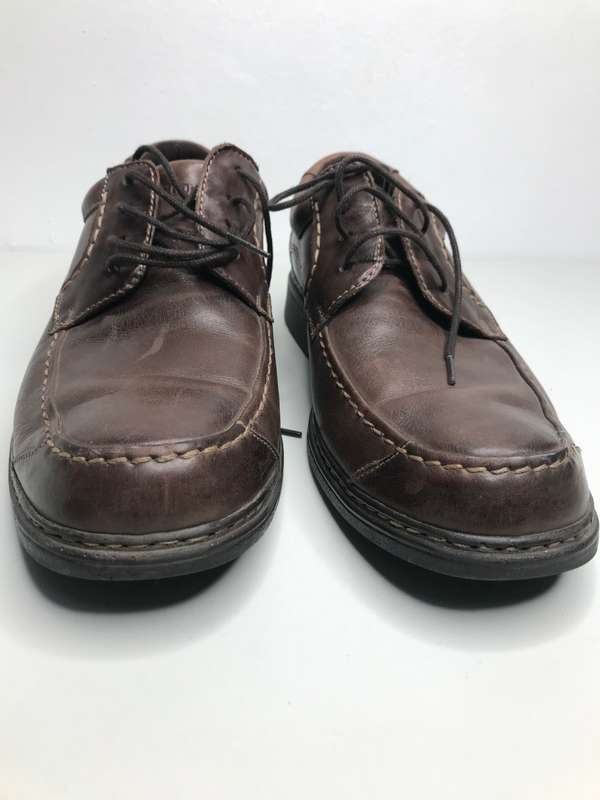 Hush Puppies Mens Shoes Brown Leather Body Gel Cellular Technology size 11 second hand