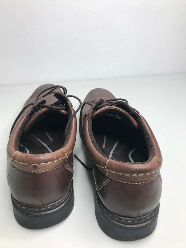 Hush Puppies Mens Shoes Brown Leather Body Gel Cellular Technology size 11 second hand