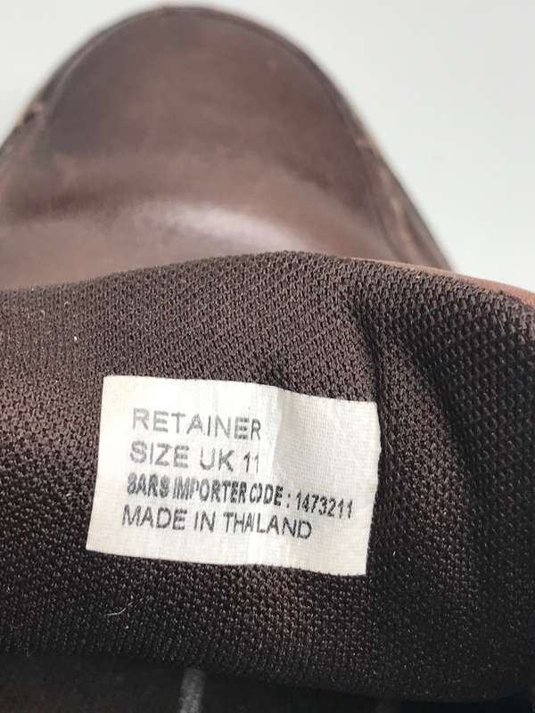 Hush Puppies Mens Shoes Brown Leather Body Gel Cellular Technology size 11 second hand