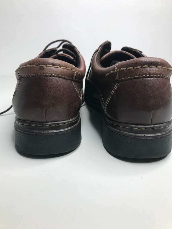 Hush Puppies Mens Shoes Brown Leather Body Gel Cellular Technology size 11 second hand