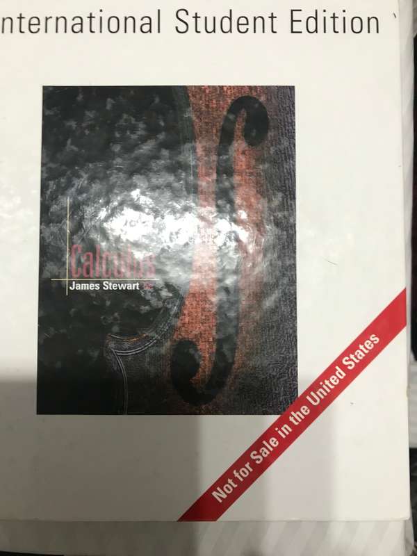 Calculus 5e  James Stewart International student Edition