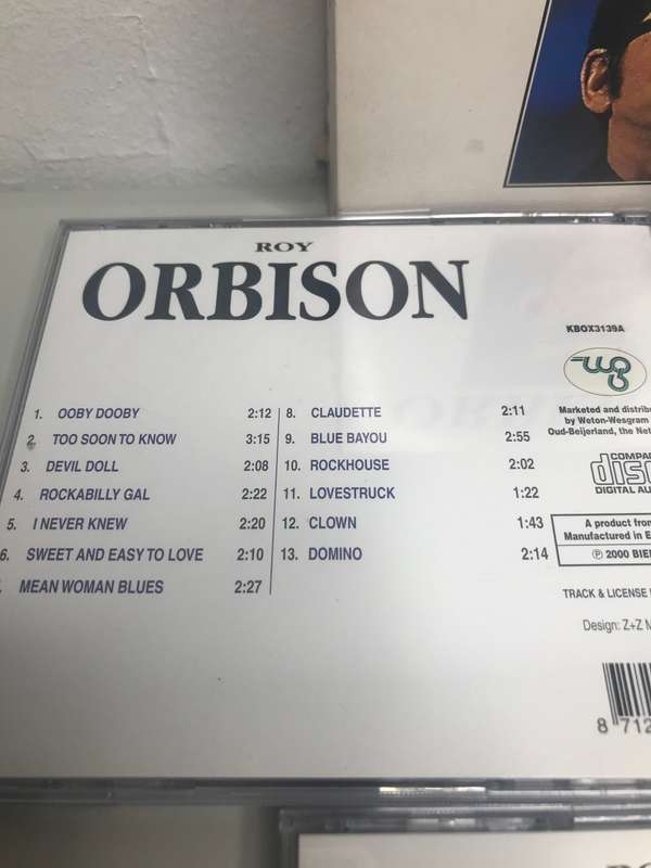 CD Import Roy Orbison 3CD Product from Holland KBOX3139A/B/C