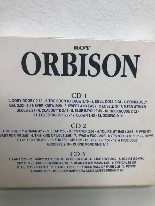 CD Import Roy Orbison 3CD Product from Holland KBOX3139A/B/C